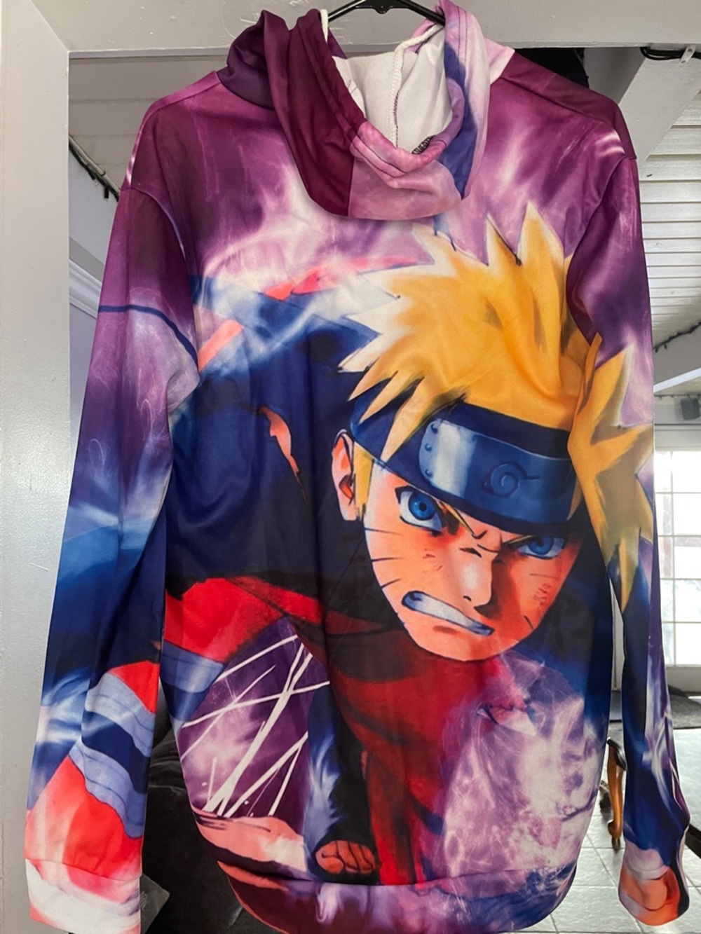 Anime Naruto Shippuden Graphic Hoodie - Vibrant Multicolor
